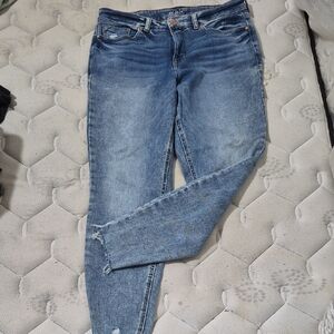 Women’s Blue Washed Slim Jeans
